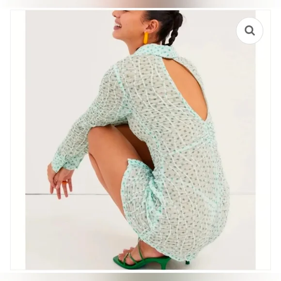 For Love And Lemons Drea Long Sleeve Mint Green Dress For Love And Lemons Drea Long Sleeve Mint Green Dress